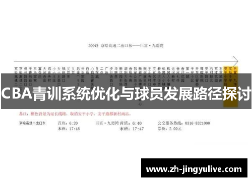 CBA青训系统优化与球员发展路径探讨 CBA青训系统优化与球员发展路径探讨
